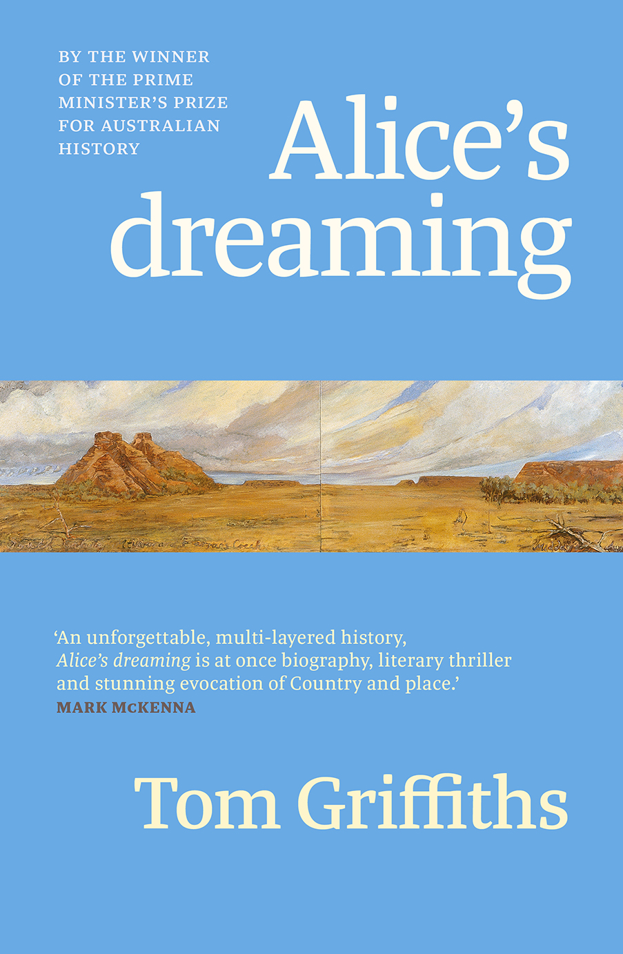 Book cover of &ldquo;Alice&rsquo;s dreaming&rdquo; pictured.